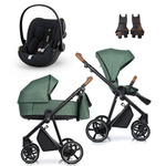 Roan IVI 2.0 Boho Green zestaw 3 w 1 z fotelikiem Cybex Cloud G Plus