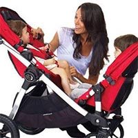 wózek spacerowy Baby Jogger City Select regulowana wysokość szelek łatwe dopasowanie do postury dziecka