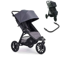 Baby Jogger City Elite 2 Stone Grey Zestaw z Folią i Pałąkiem