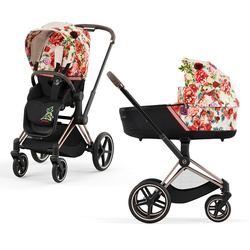 Cybex Priam 4.0 Spring Blossom Light wózek głęboko-spacerowy 2w1