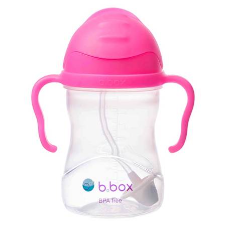 B.Box Bidon ze słomką 240 ml Pink