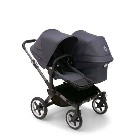 Bugaboo Donkey 5 Duo Graphite/Stormy Blue wózek 2w1 rok po roku