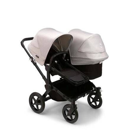 Bugaboo Donkey 5 Duo wózek 2w1 rok po roku rama Black/Midnight Black-Misty White