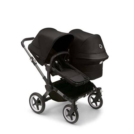 Bugaboo Donkey 5 Duo wózek 2w1 rok po roku rama Graphite/Midnight Black-Midnight Black