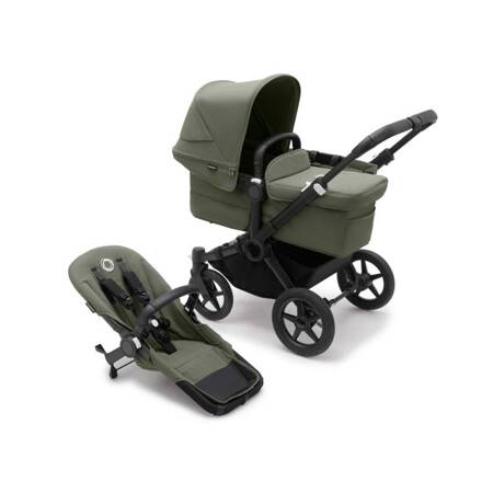 Bugaboo Donkey 5 Mono Black/Forest Green wózek 2w1 głęboko-spacerowy