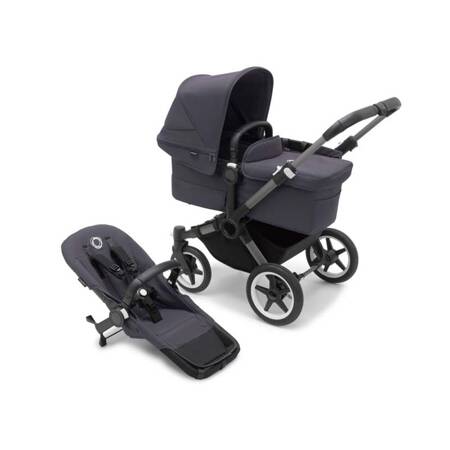 Bugaboo Donkey 5 Mono Graphite/Stormy Blue wózek 2w1 głęboko-spacerowy