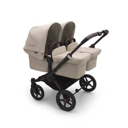 Bugaboo Donkey 5 TWIN Black/Desert Taupe wózek bliźniaczy