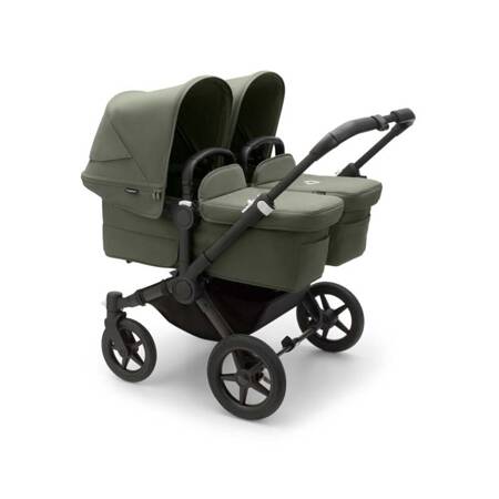 Bugaboo Donkey 5 TWIN Black/Forest Green wózek bliźniaczy