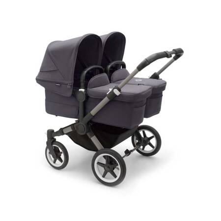 Bugaboo Donkey 5 TWIN Graphite/Stormy Blue wózek bliźniaczy