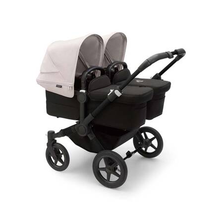 Bugaboo Donkey 5 TWIN wózek bliźniaczy rama Black/Midnight Black-Misty White