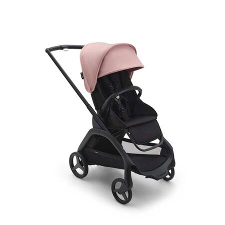 Bugaboo Dragonfly wózek spacerowy rama Black/Midnight Black-Morning Pink