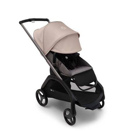 Bugaboo Dragonfly wózek spacerowy rama Graphite/Grey Melange-Desert Taupe