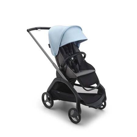 Bugaboo Dragonfly wózek spacerowy rama Graphite/Grey Melange-Skyline Blue