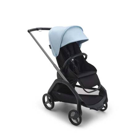 Bugaboo Dragonfly wózek spacerowy rama Graphite/Midnight Black-Skyline Blue