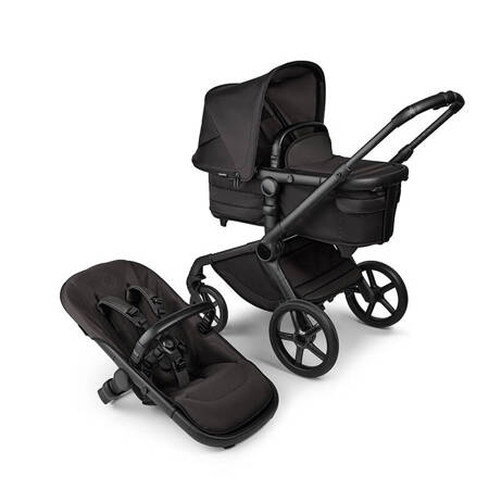 Bugaboo Fox 5 Noir Limited Edition Black Moonlight wózek 2w1 głęboko-spacerowy