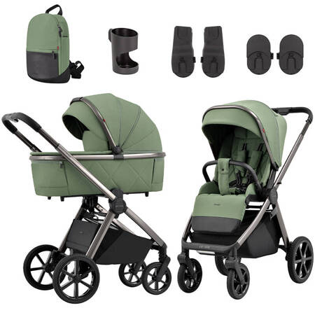 Carrello Omega Perfect Green wózek 2w1 głęboko-spacerowy 