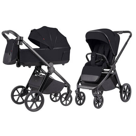 Carrello Omega Plus Cosmo Black wózek 2w1 głęboko-spacerowy 