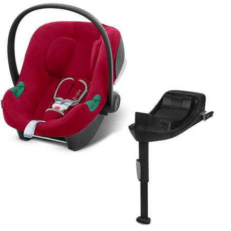 Cybex Aton B2 i-Size Dynamic Red z Bazą One Fotelik samochodowy 0-13 kg 