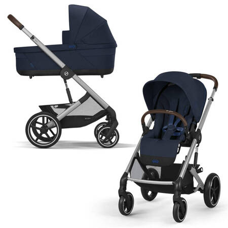 Cybex Balios S Lux 2.0 Ocean Blue wózek 2w1 głęboko-spacerowy 