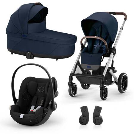 Cybex Balios S Lux Ocean Blue zestaw 3w1 z fotelikiem Cloud G i-Size