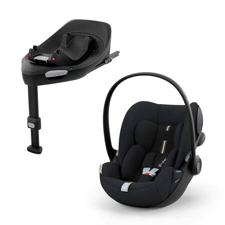 Cybex Cloud G i-Size Moon Black Plus fotelik z bazą G zestaw 0-13 kg