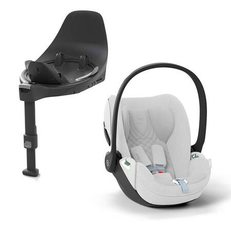 Cybex Cloud T i-Size Platinum White Plus Fotelik z bazą T zestaw 0-13 kg