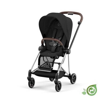 Cybex Mios Chrome Brown Conscious Onyx Black wózek spacerowy