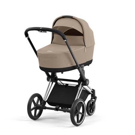 Cybex Priam 4.0 Chrome Black Cozy Beige wózek głęboki