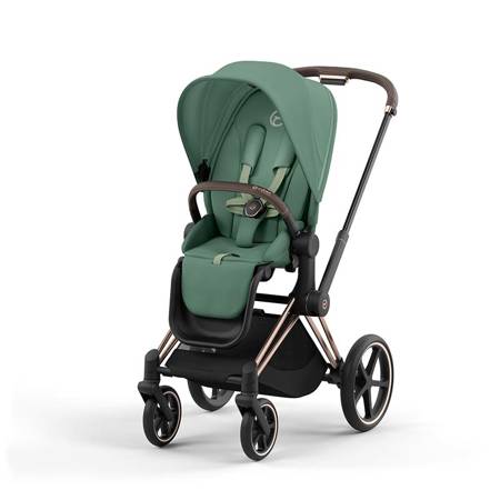 Cybex Priam 4.0 Rosegold Leaf Green wózek spacerowy