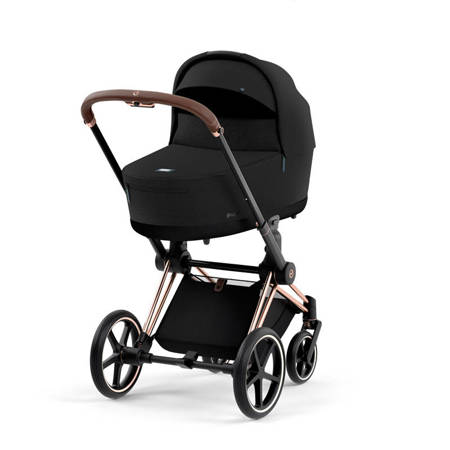 Cybex Priam 4.0 Rosegold Sturdast Black Plus wózek głęboki