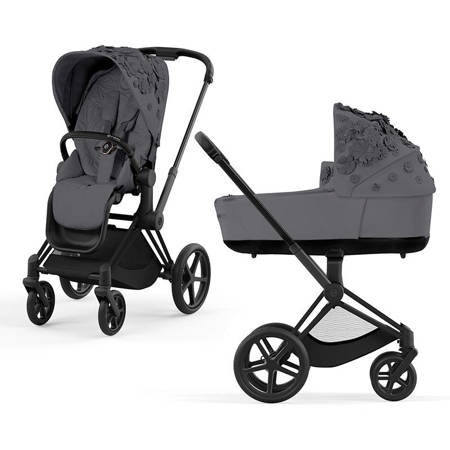 Cybex Priam 4.0 Simply Flowers Grey wózek głęboko-spacerowy 2w1 