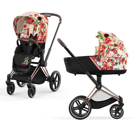 Cybex Priam 4.0 Spring Blossom Light wózek głęboko-spacerowy 2w1 