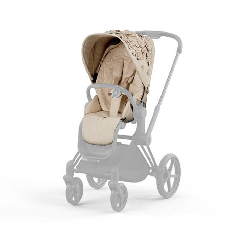 Cybex Priam 4.0 Tapicerka siedziska spacerowego Fashion Simply Flowers Beige