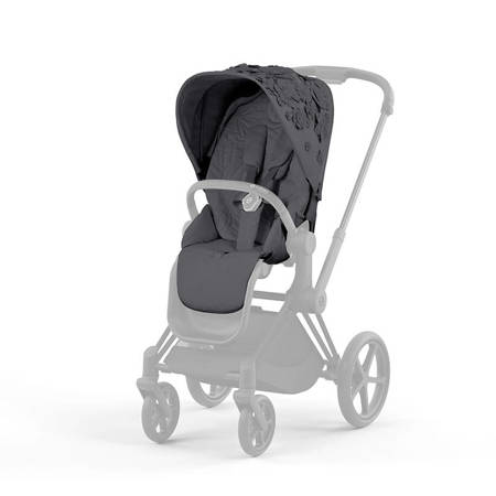 Cybex Priam 4.0 Tapicerka siedziska spacerowego Fashion Simply Flowers Grey