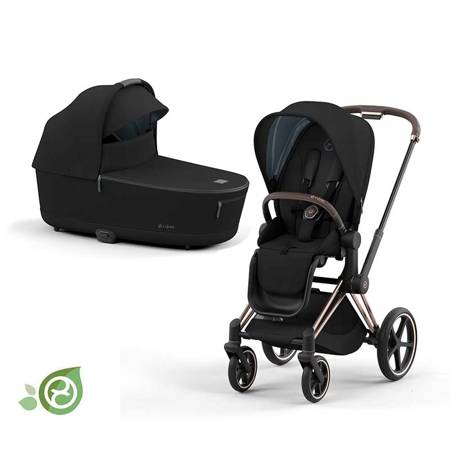 Cybex Priam 4.0 wózek głęboko-spacerowy 2w1 Conscious Collection Onyx Black