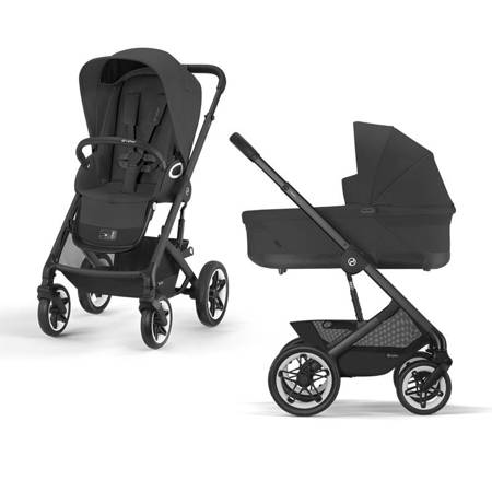 Cybex Talos S Lux Moon Black wózek głęboko-spacerowy 2w1 