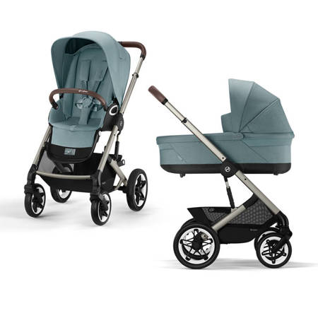 Cybex Talos S Lux Sky Blue wózek głęboko-spacerowy 2w1 