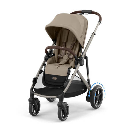 Cybex e-Gazelle S Almond Beige Wózek Spacerowy