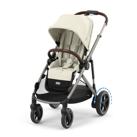 Cybex e-Gazelle S Seashell Beige Wózek Spacerowy