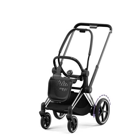 Cybex ePriam stelaż wózka spacerowego Chrome Black