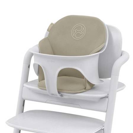 Cybex komfortowa wkładka Lemo i Click & Fold Sand White