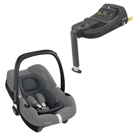 Maxi Cosi CabrioFix i-Size Select Grey fotelik z bazą zestaw 0-12 kg (45-75 cm)