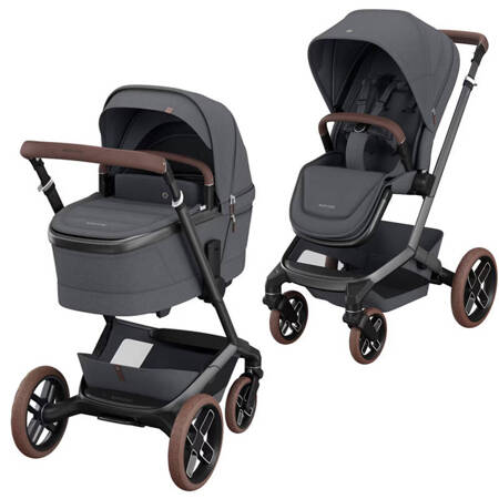 Maxi Cosi Fame Twillic Graphite wózek 2w1 głęboko-spacerowy