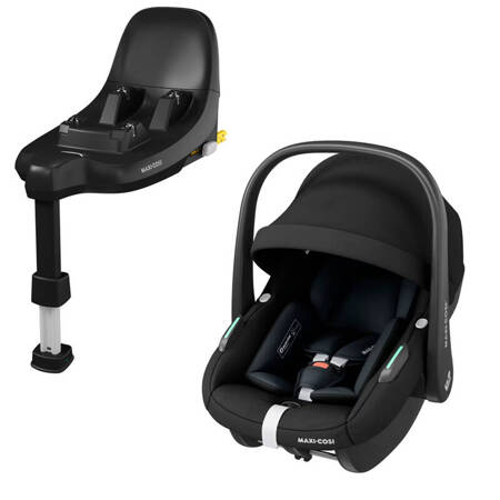 Maxi Cosi Pebble S Tonal Black fotelik z bazą zestaw 0-13 kg (40-83 cm)