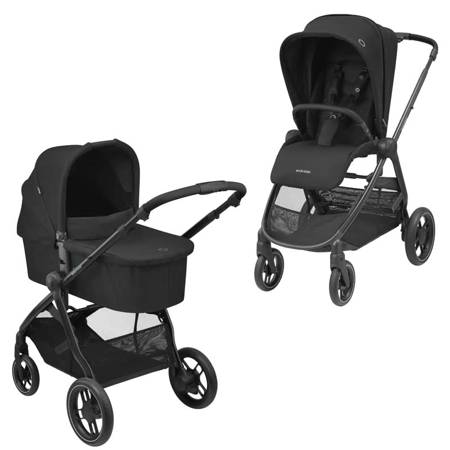 Maxi Cosi Street Plus Essential Black wózek głęboko-spacerowy