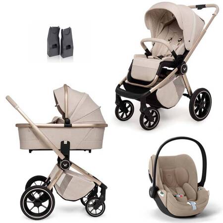 Muuvo Quick BOHO zestaw 3w1 z fotelikiem Cybex Cloud T/T Plus