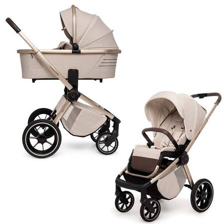 Muuvo Quick BOHO zestaw 4w1 z fotelikiem Britax Romer Baby-Safe Pro z bazą