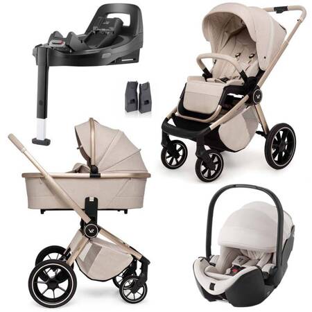 Muuvo Quick BOHO zestaw 4w1 z fotelikiem Britax Romer Baby-Safe Pro z bazą