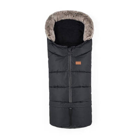 Petite&Mars Zimowy śpiworek Arctic 4w1 Forever Black