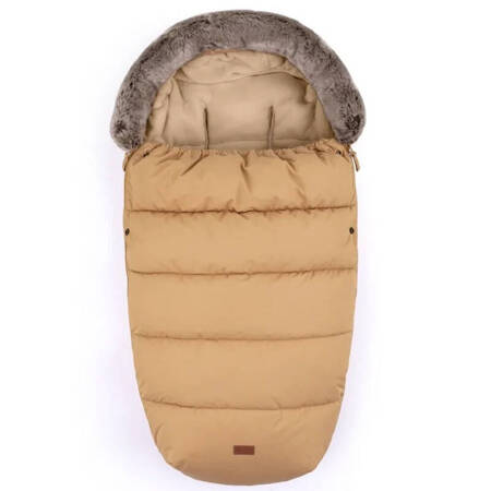 Petite&Mars Zimowy śpiworek Comfy 4w1 Elegant Caramel/Beige